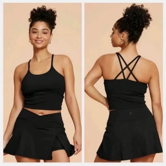 Blogilates NWT Women's Strappy Tank Black XS - Picture 1 of 9